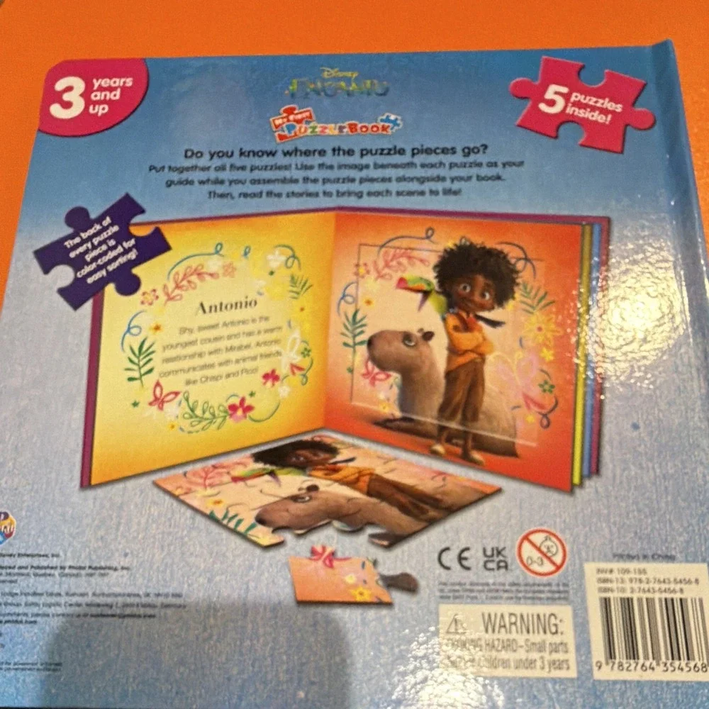Disney Encanto My First Puzzle Book 5 Puzzles Inside Age 3+ Cardboard